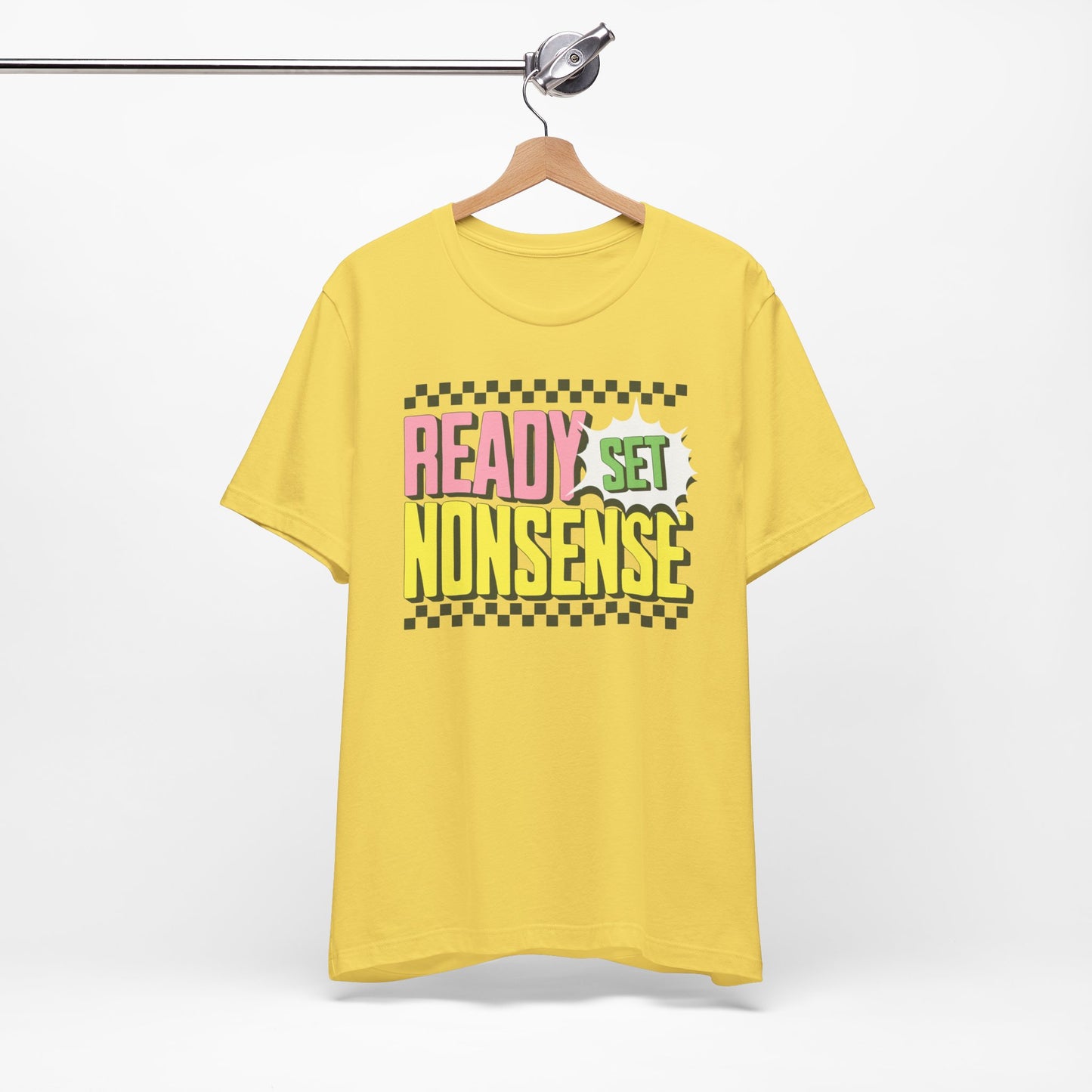 ready set nonsense slim (adult) faded tee