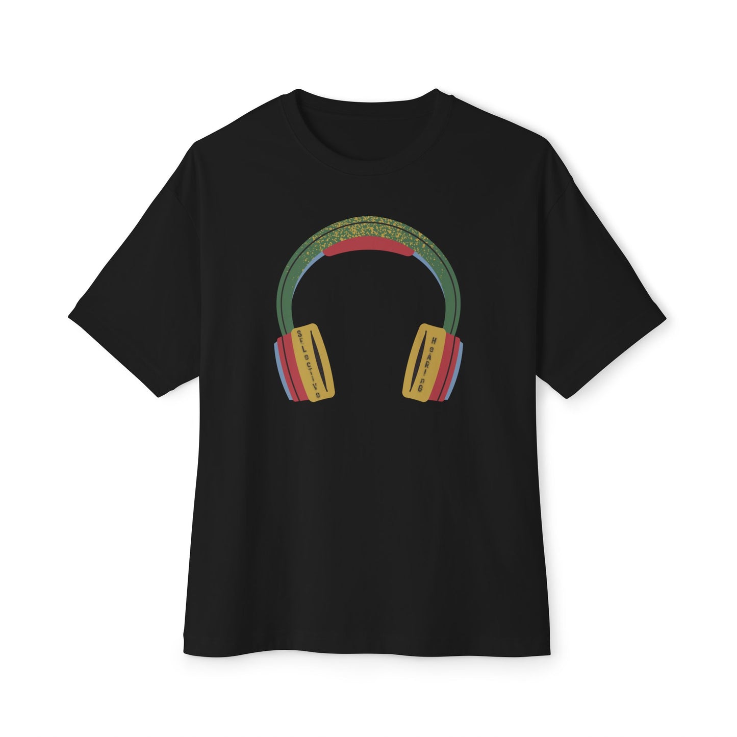 selective hearing boxy (adult) tee