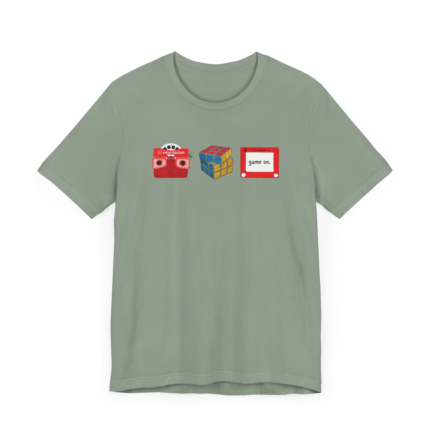 game on slim (adult) tee