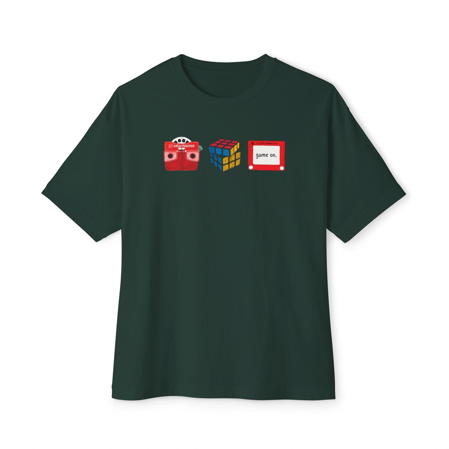 game on boxy (adult) tee