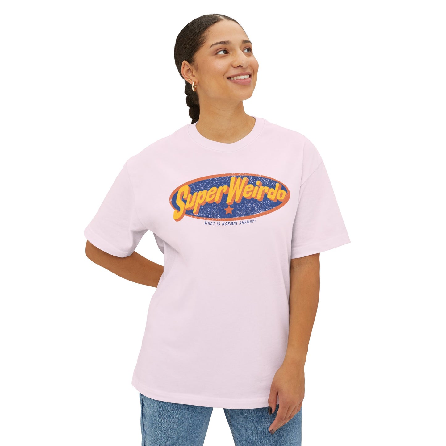 super weirdo boxy (adult) tee