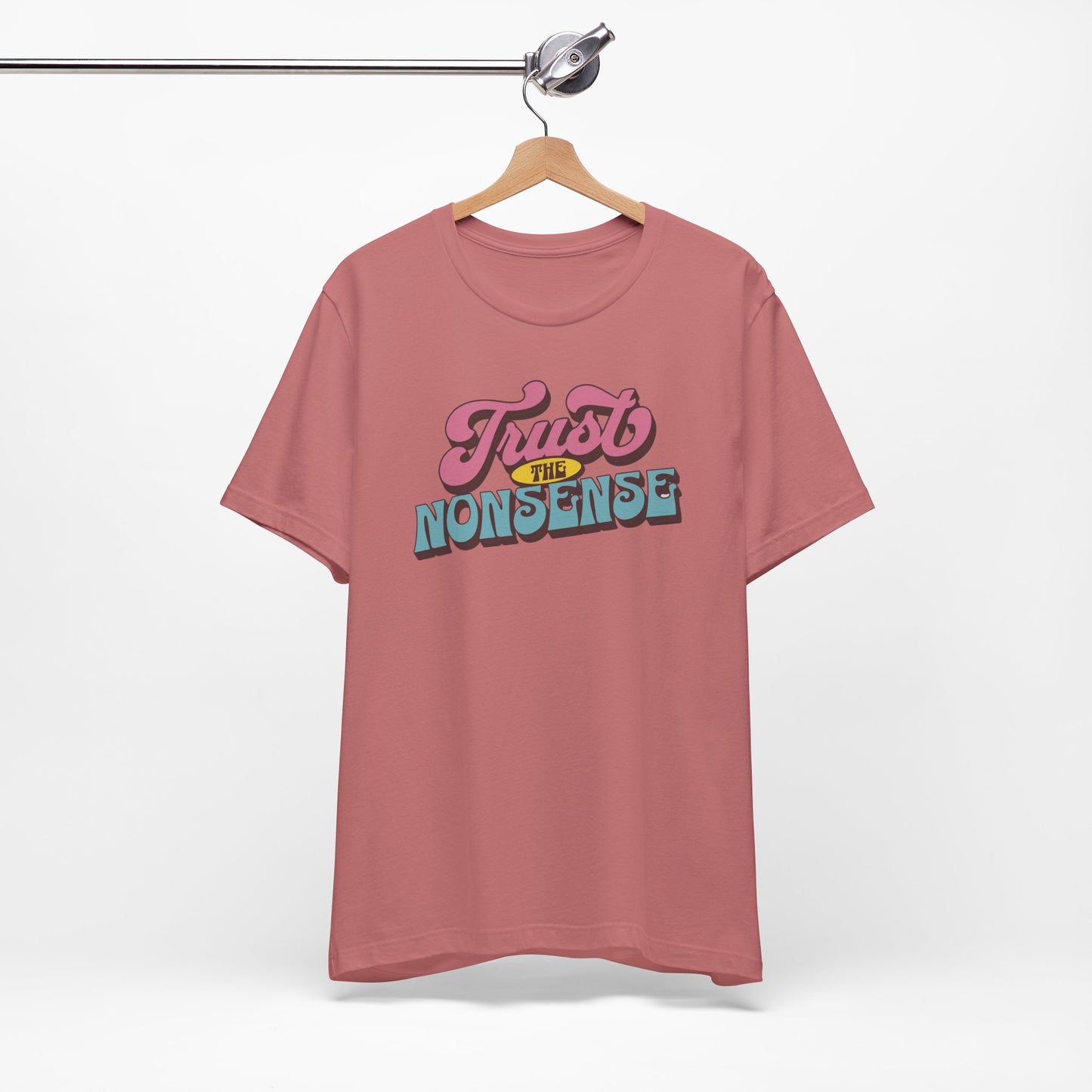 trust the nonsense slim (adult) faded tee