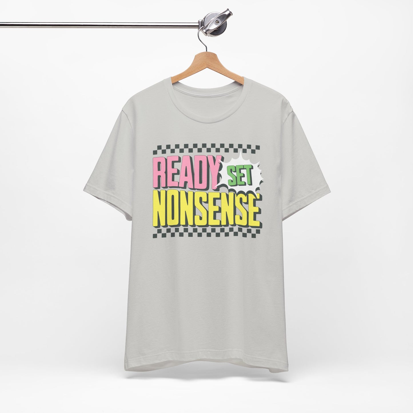 ready set nonsense slim (adult) faded tee