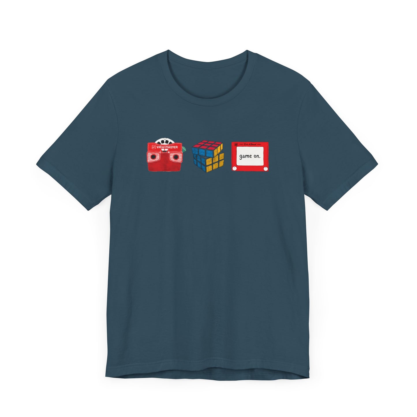 game on slim (adult) tee