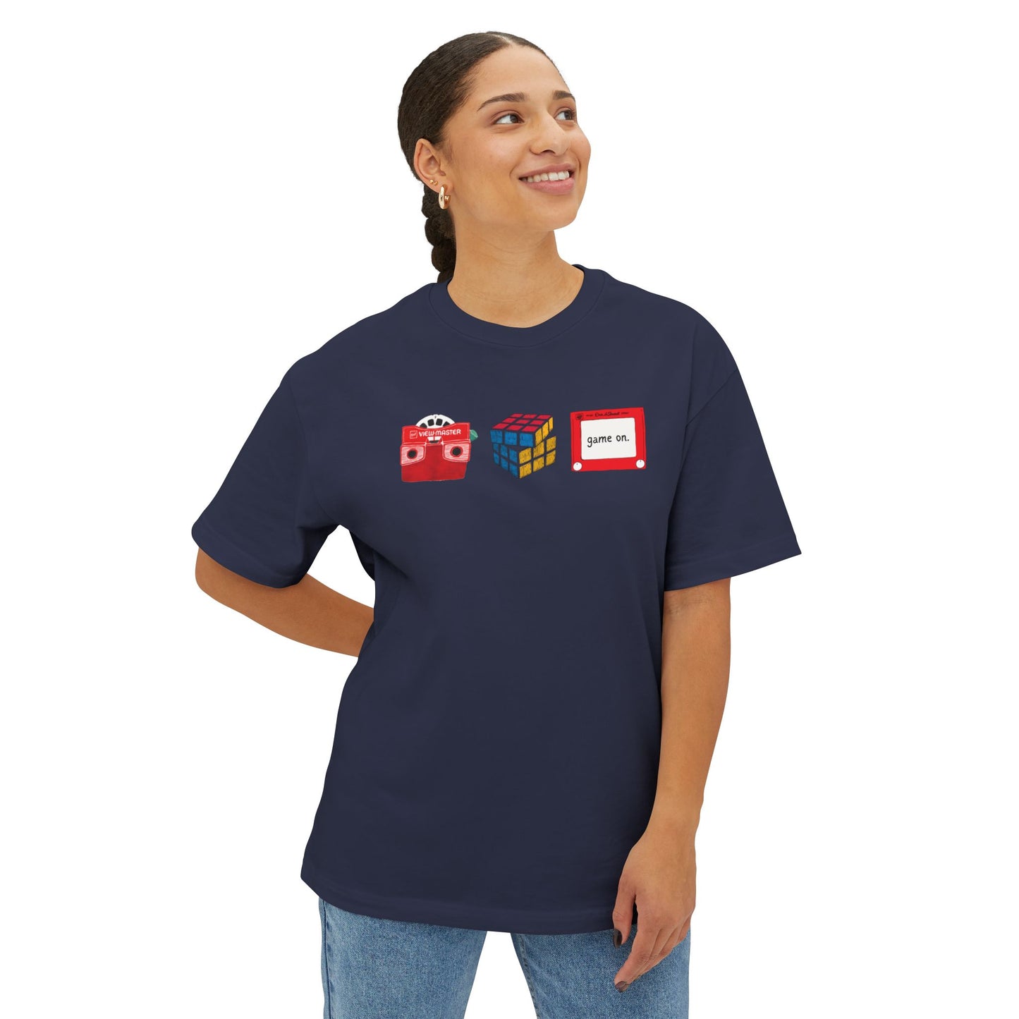 game on boxy (adult) tee