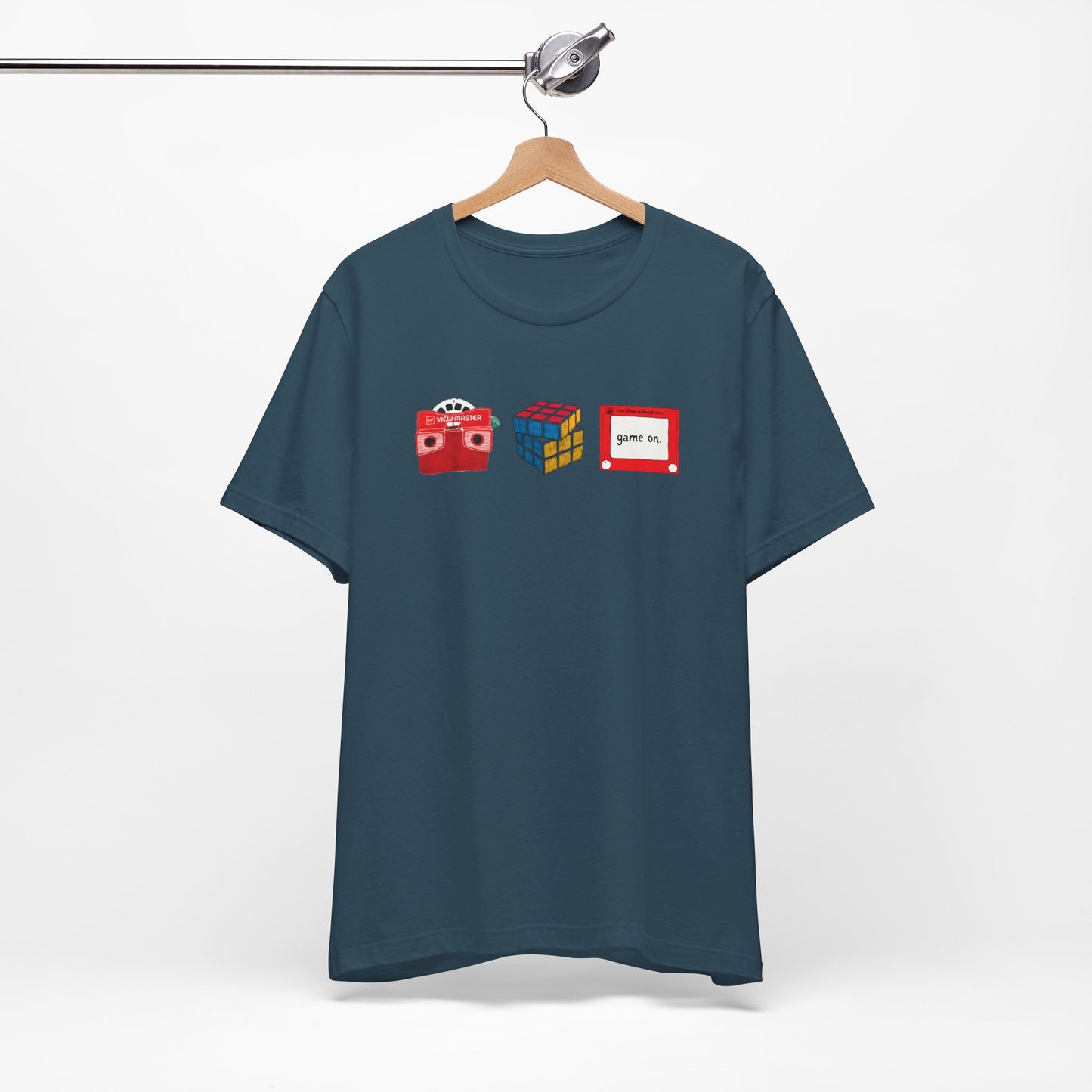 game on slim (adult) tee