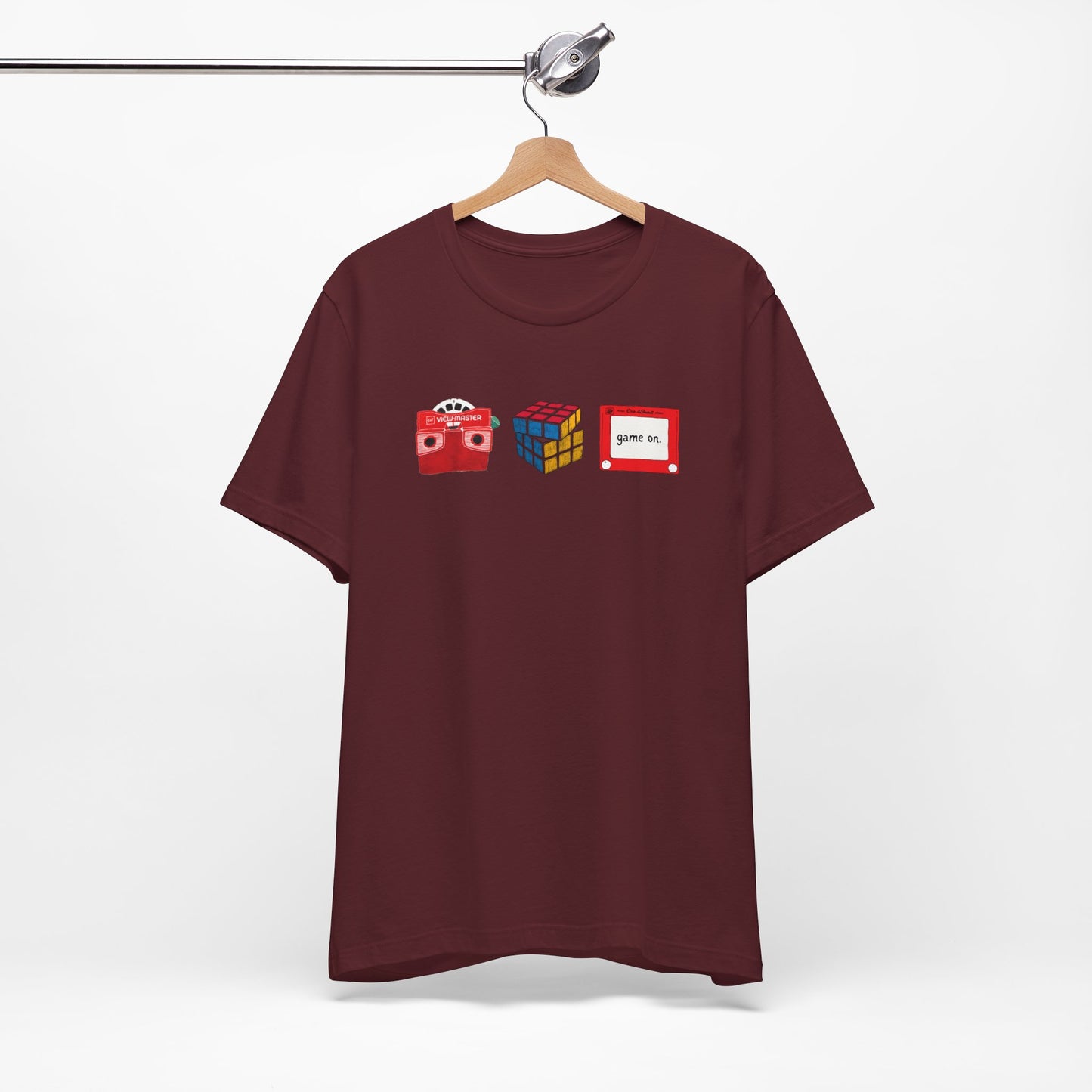 game on slim (adult) tee
