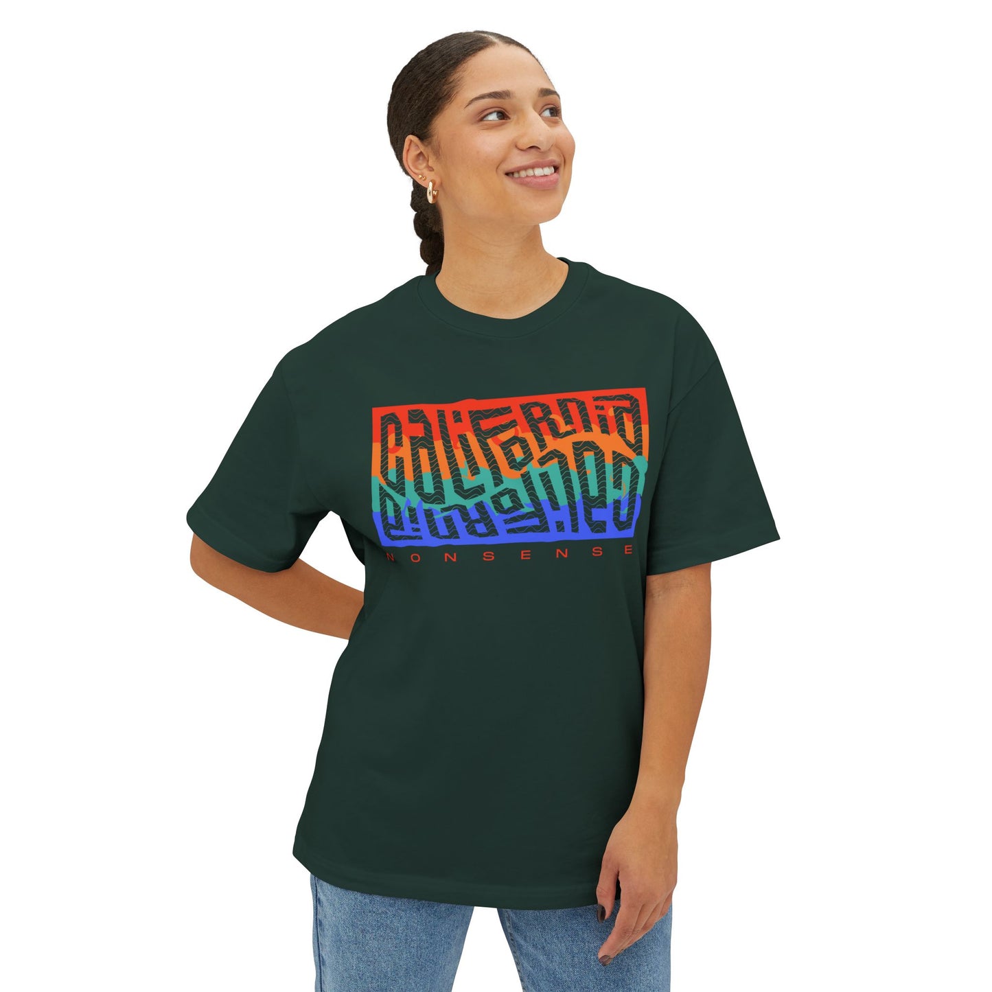 CA nonsense boxy (adult) tee