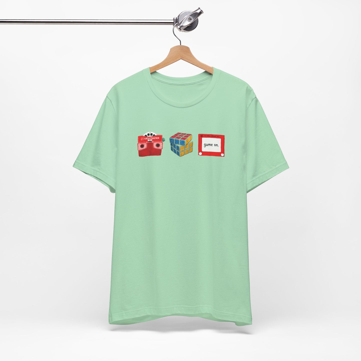 game on slim (adult) tee