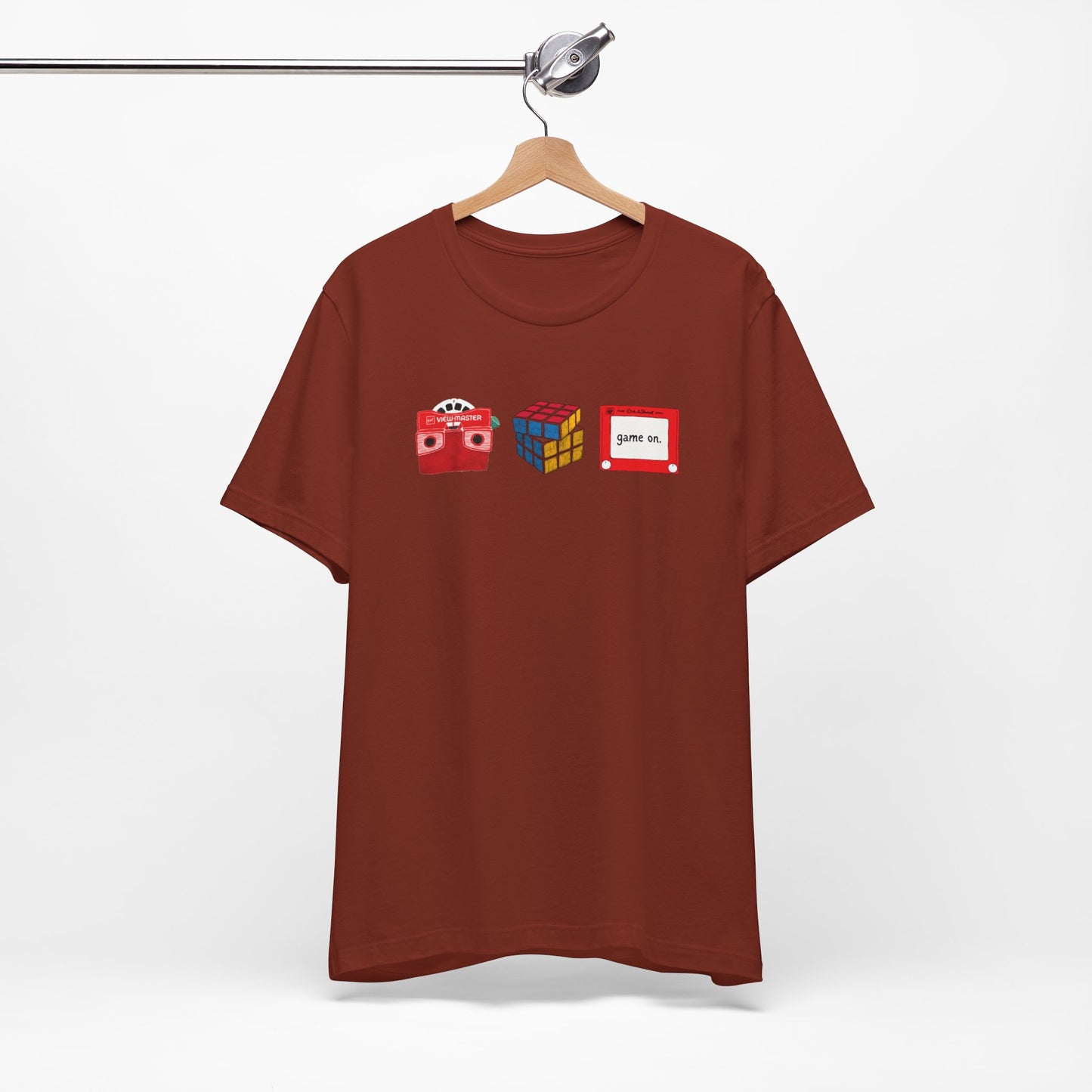 game on slim (adult) tee